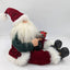 Vintage Seated Santa Claus Toymaker Wearing Tool Belt Christmas Decor 12"