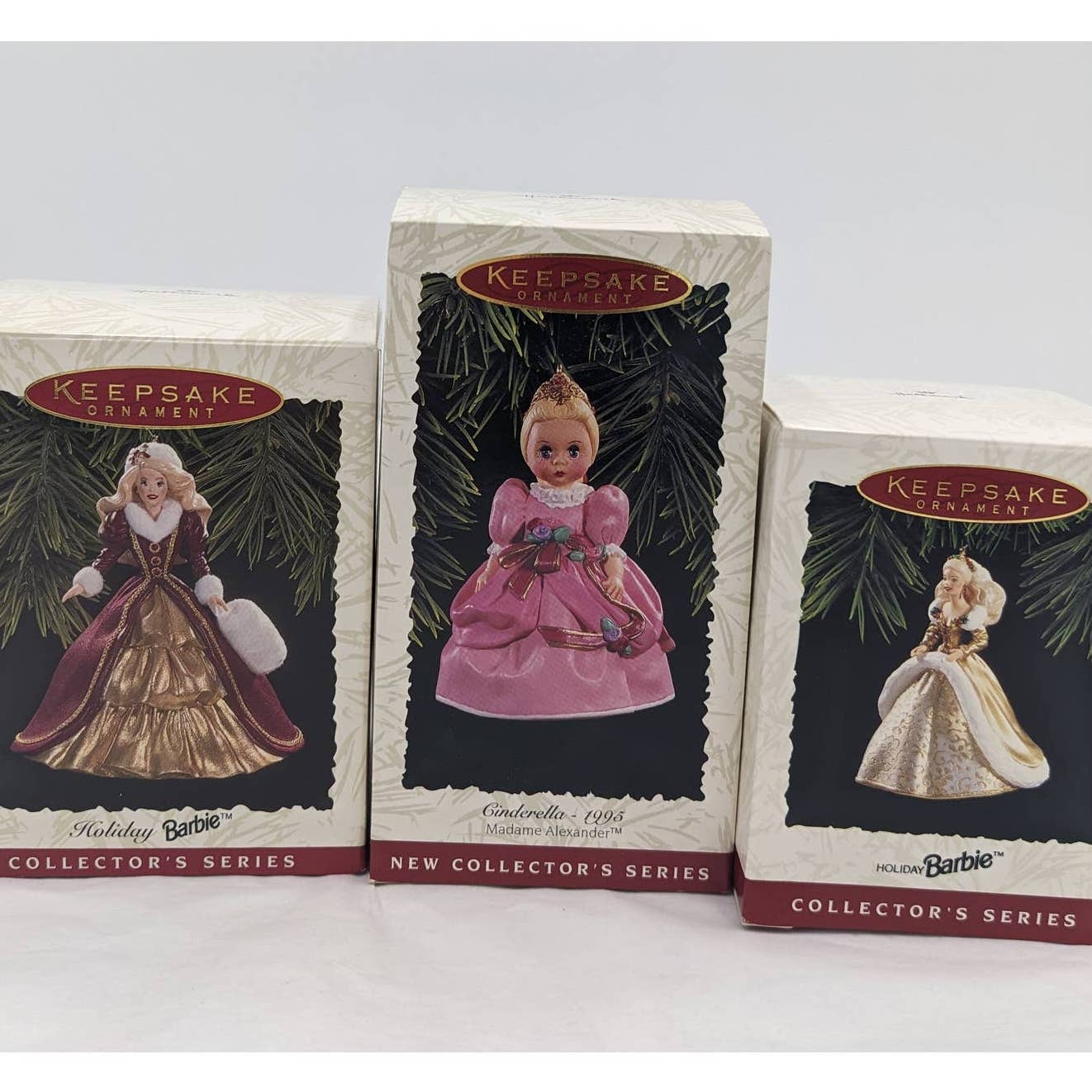 Hallmark Ornaments Vintage Barbie And Cinderella Keepsake With Box