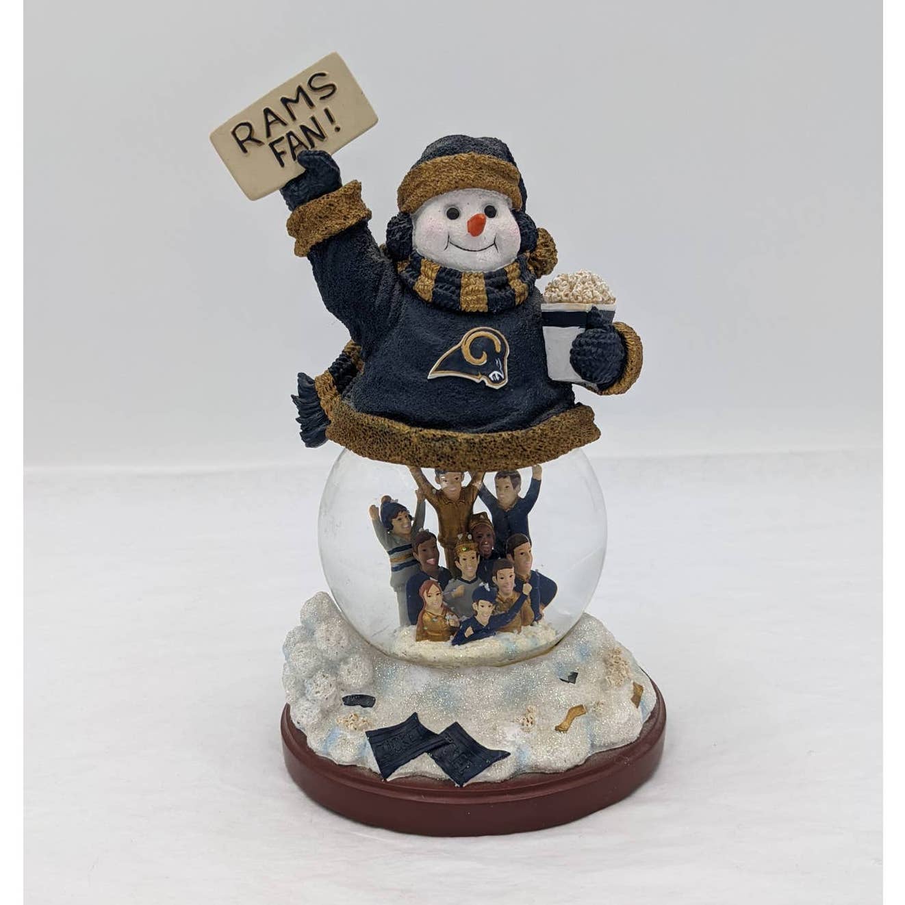 St. Louis Rams Stadium Snowman Fourth In A Limited Series 119/3000 7" Tall