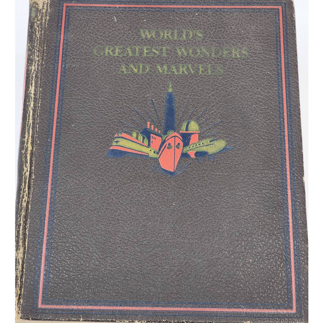 Vintage Worlds Greatest Wonders And Marvels 1941 Encyclopedia Harold Wheeler