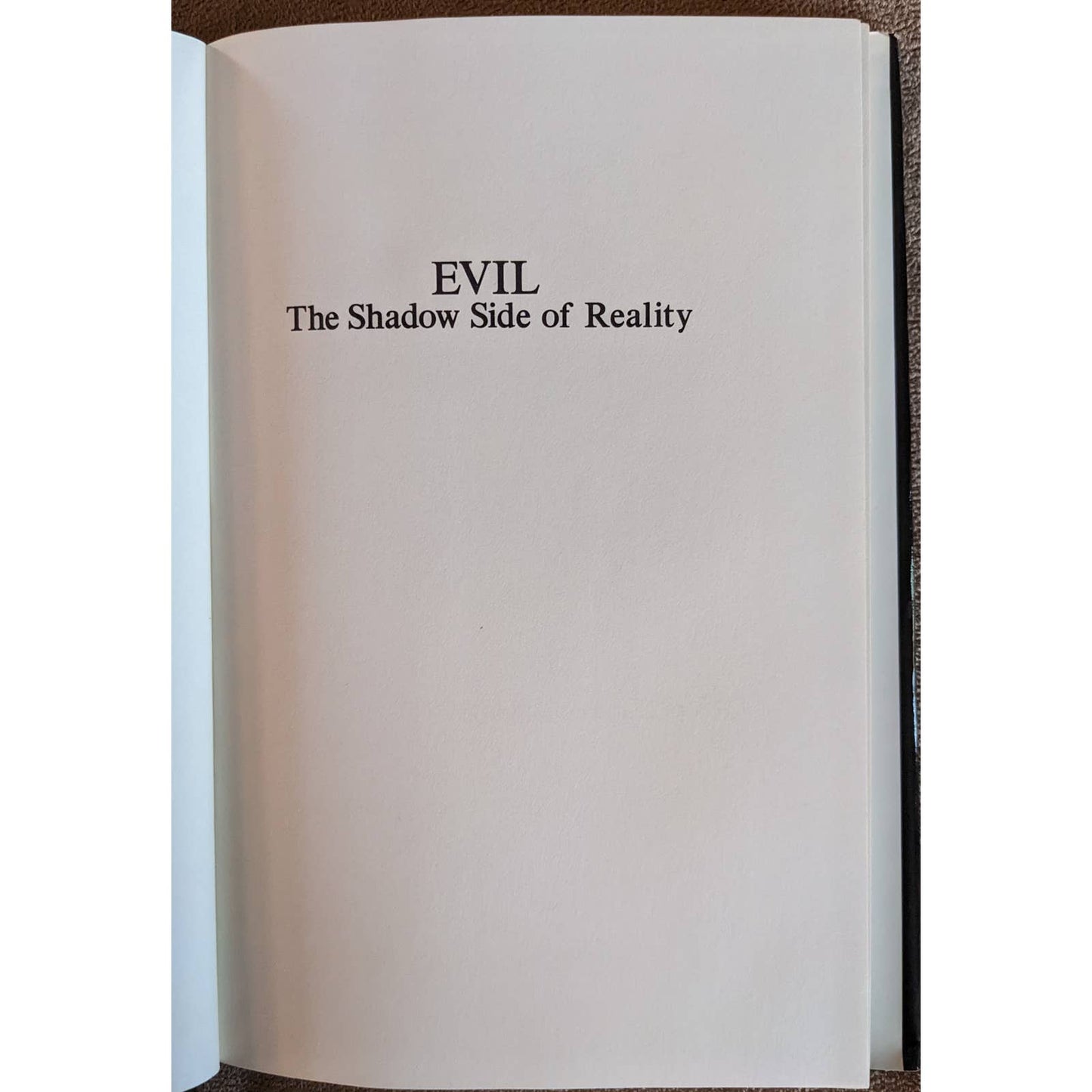 Evil The Shadow Side Of Reality 1981 By John Sanford Christian Problem Of Evil