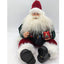 Vintage Seated Santa Claus Toymaker Wearing Tool Belt Christmas Decor 12"