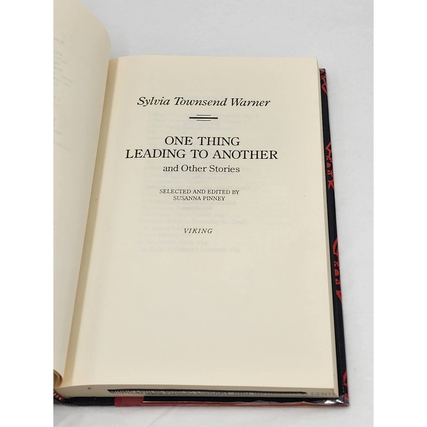 One Thing Leading To Another Short Stories by Sylvia Townsend Warner Vintage