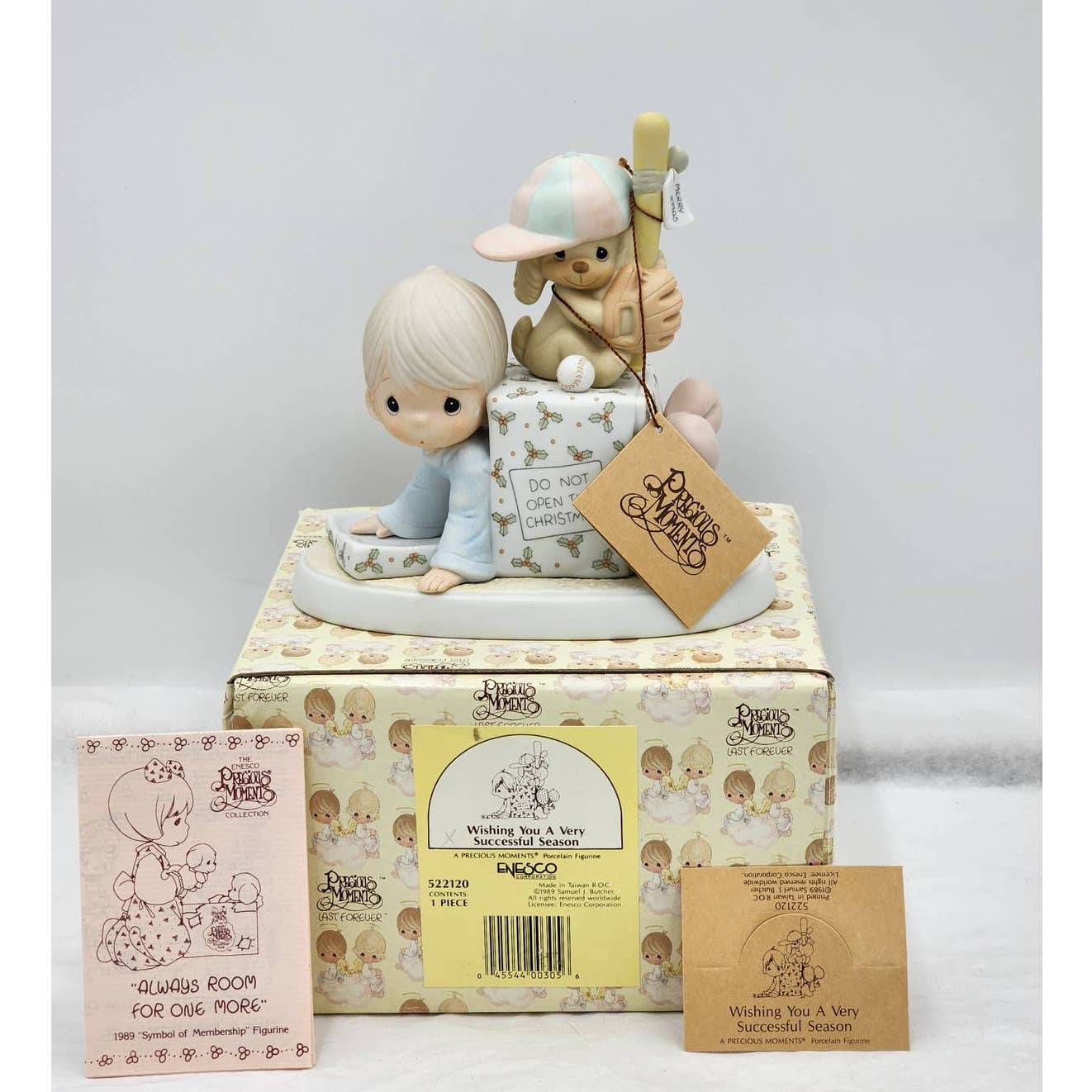 Precious Moments Wishing You A Very Successful Season 522120 Vintage 1989 W/Box