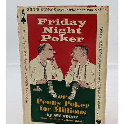 Friday Night Poker Or Penny Poker For Millions By Irv Roddy Vintage 1961