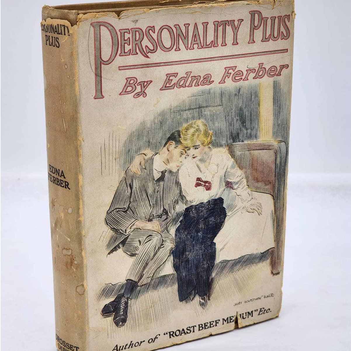 Personality Plus by Edna Ferber 1st Edition Novel Dust Jacket Antique Book 1914