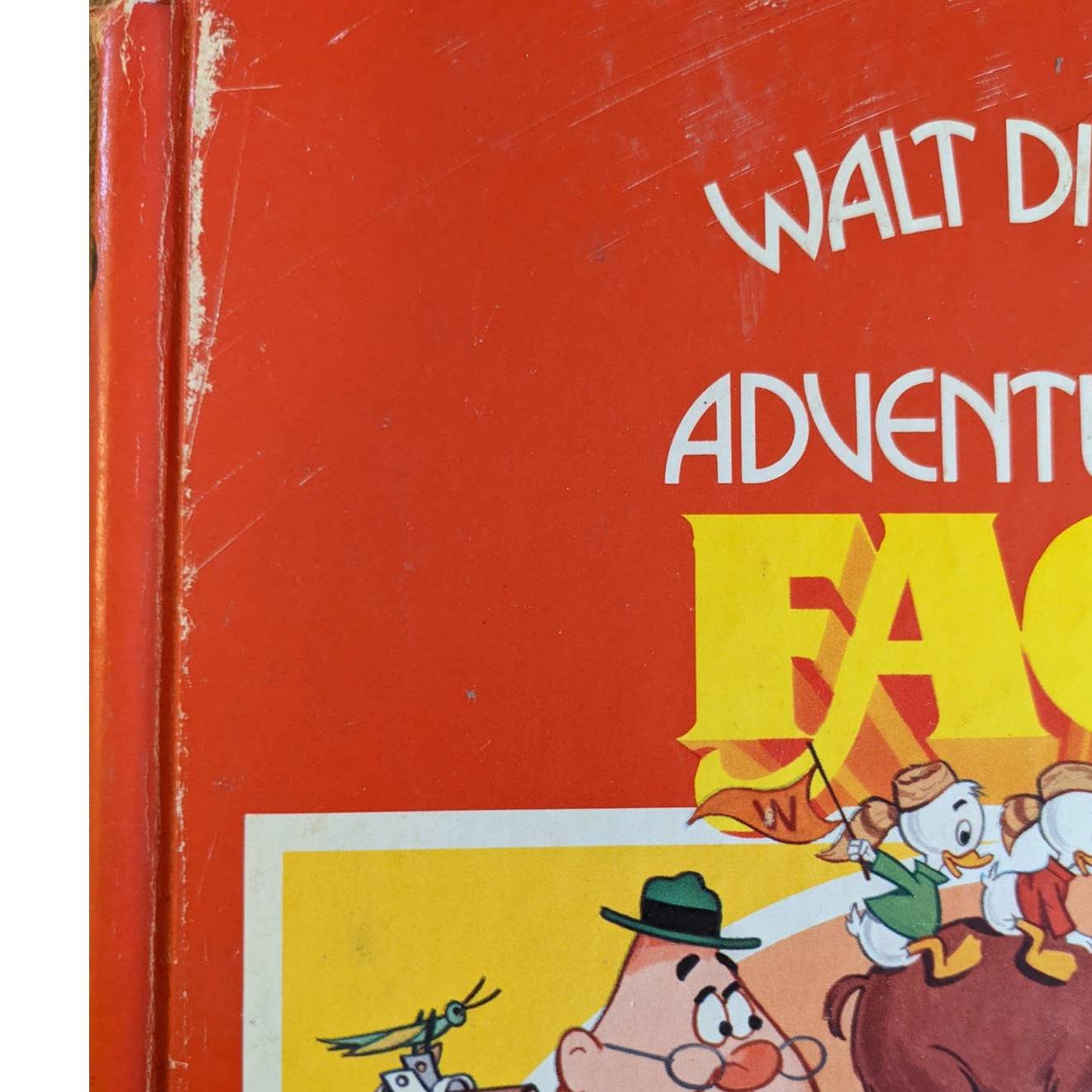 Vintage 1977 Walt Disney Adventures In Fact Book Parade of Fun, Fantasy, Fiction