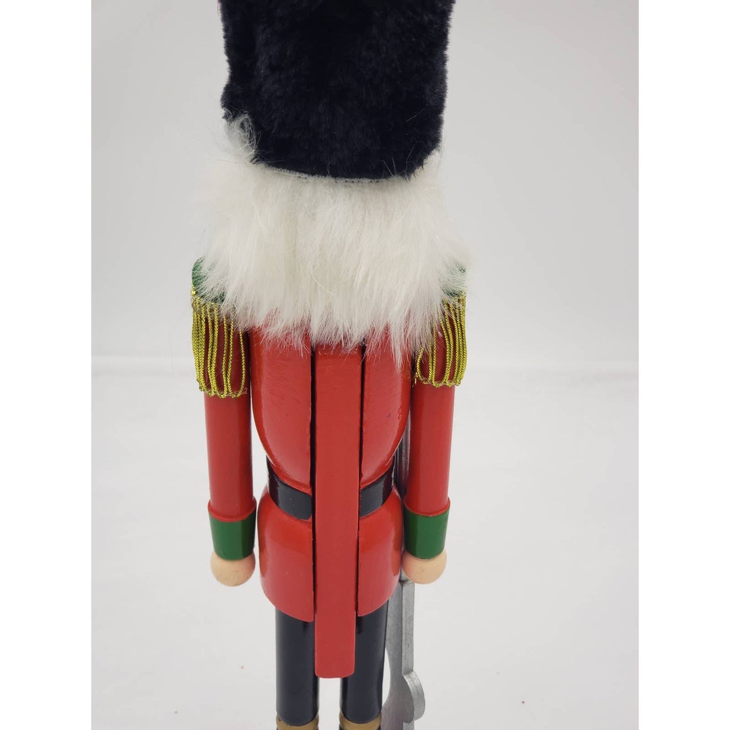 Nutcracker Thin Soldier with Rifle Jeweled Bedazzled 15"