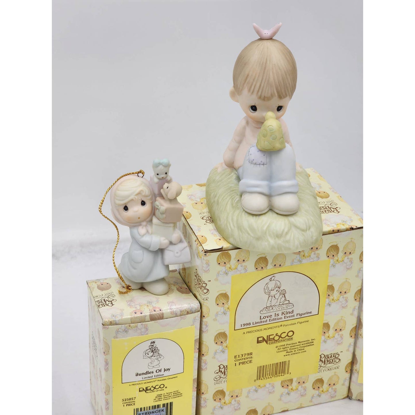 Precious Moments Love Is King, Bundles Of Joy, Growing Love Vintage W/Box