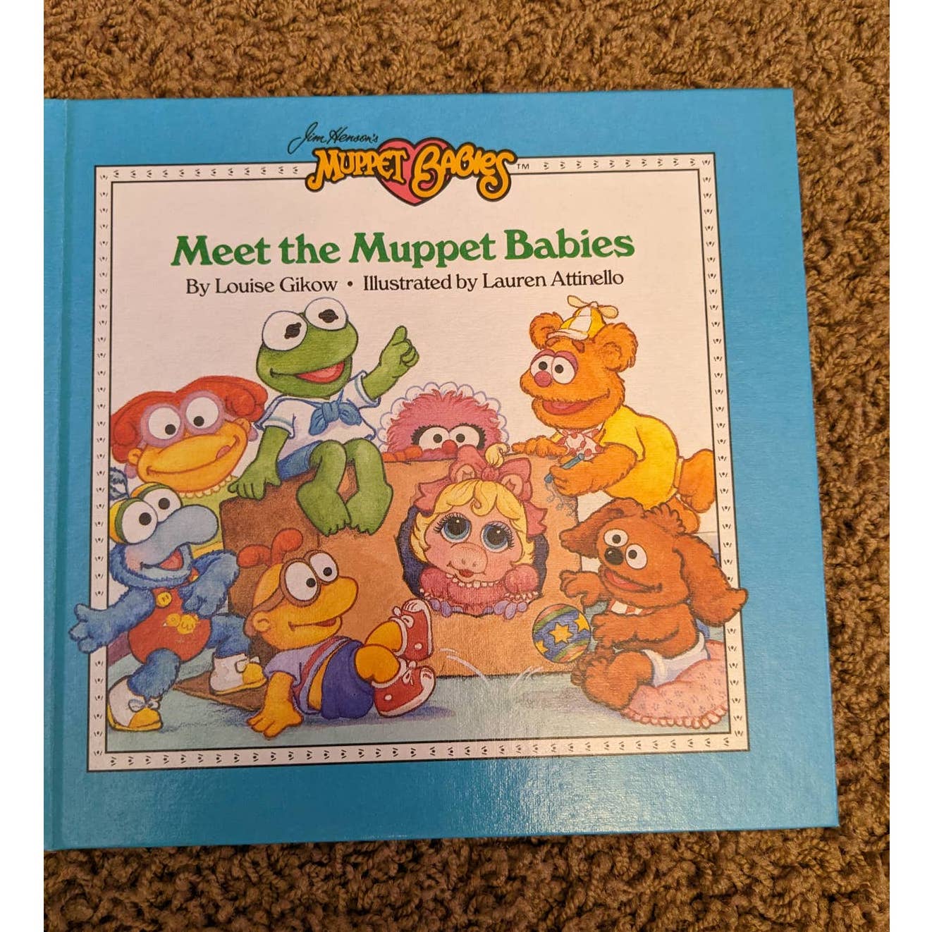 Childrens Books Vintage Meet The Muppet Babies, Bears On Wheels, Plink Plink