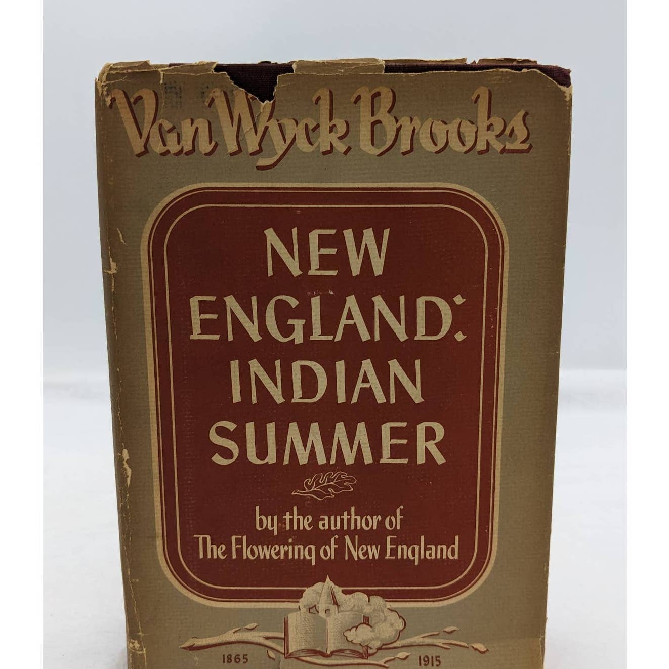 New England: Indian Summer 1865-1925 By Van Wyck Brooks Vintage Book  1941