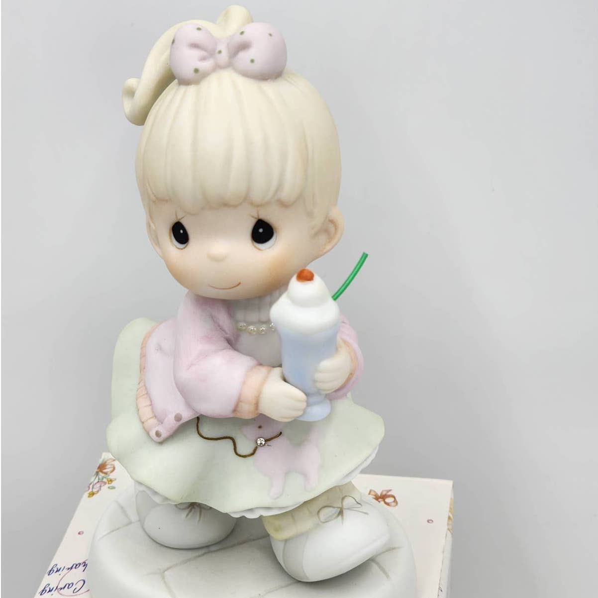 Precious Moments Figurine Our Club Is Soda-Licious 1996 Members Only PM962 Box