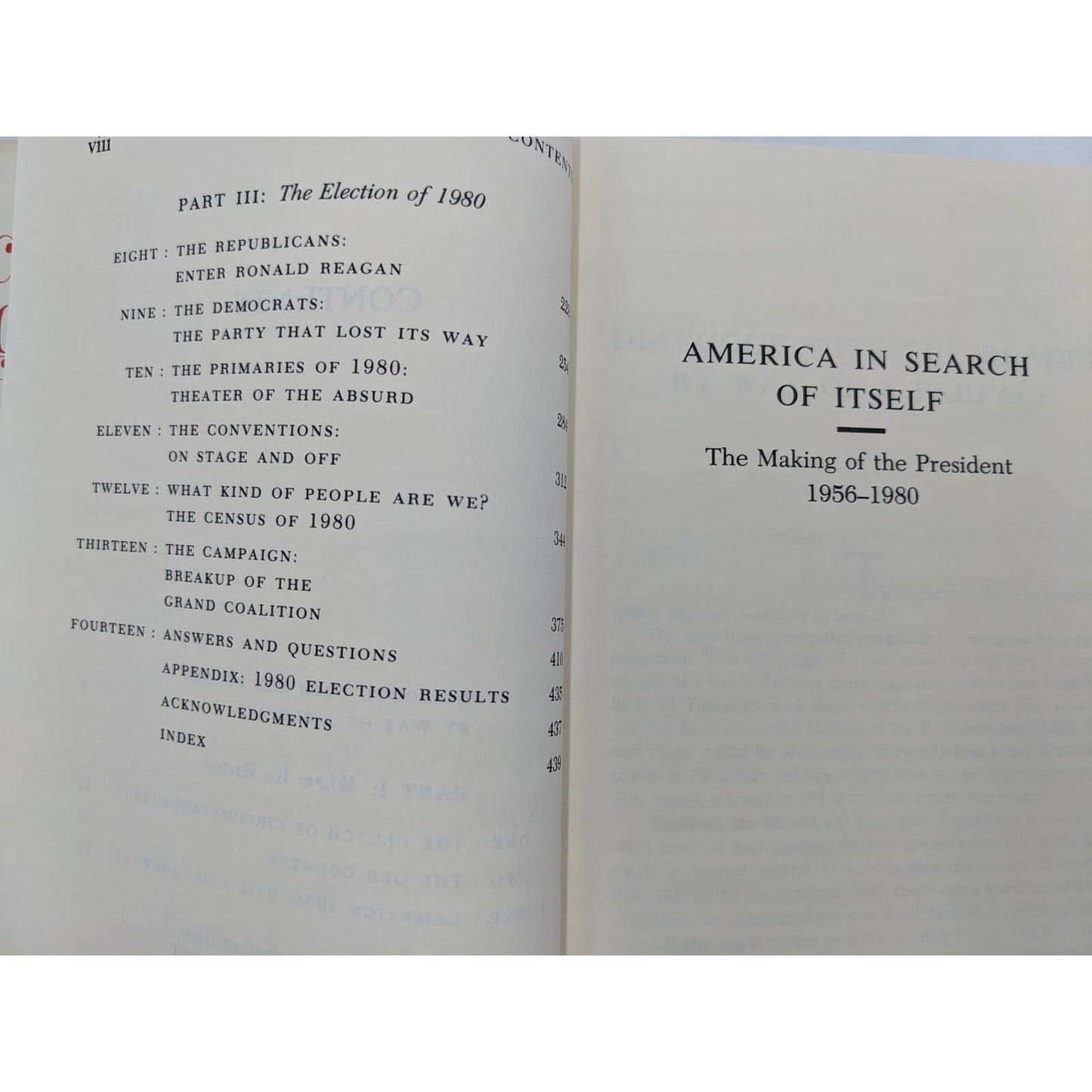 Theodore White Books JFK Making Of The President And America In Search Of Itself