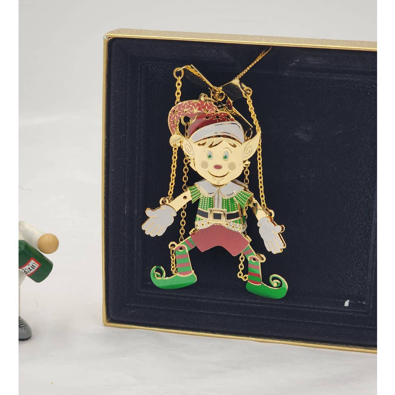 Christmas Tree Decorations Kathe Wohlfahrt German, Hallmark Snowman, Chemart Elf