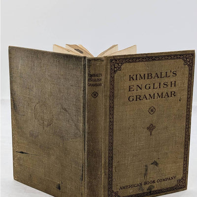 Kimballs English Grammar By Lillian Kimball Antiquarian Teaching Education 1912