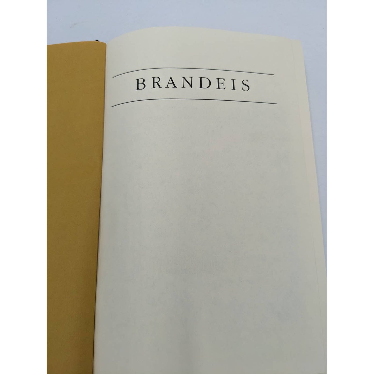 Brandeis By Lewis J. Paper Biography Jewish Supreme Court Justice Vintage 1983