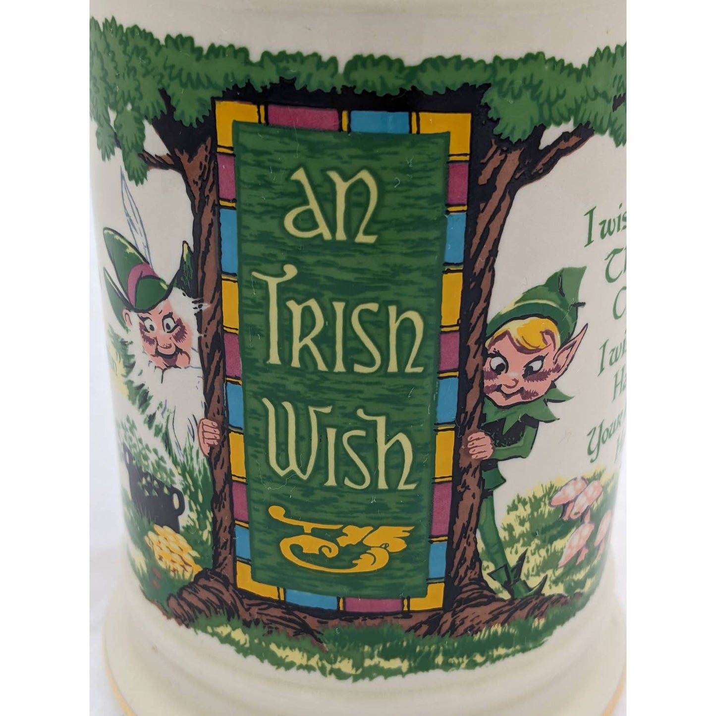 Old Fitzgerald Distillery An Irish Wish Collector Gallery Genuine Porcelain 1975