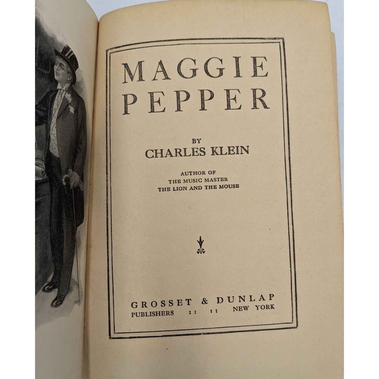 Maggie Pepper By Charles Klein Antiquarian Vintage Novel Early Printing 1911