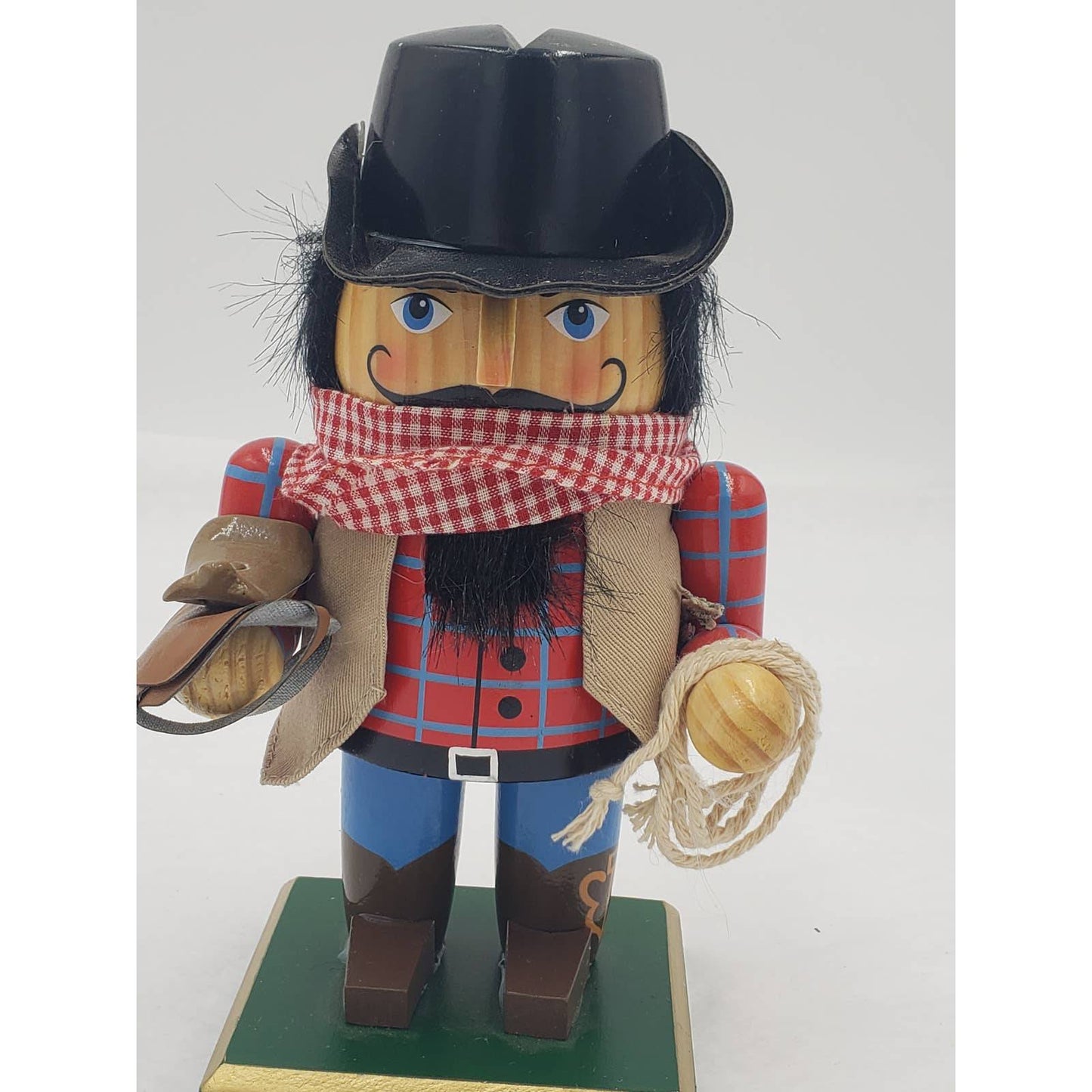 Nutcracker Cowboy Rancher Western Trimmery Size 7" Tall