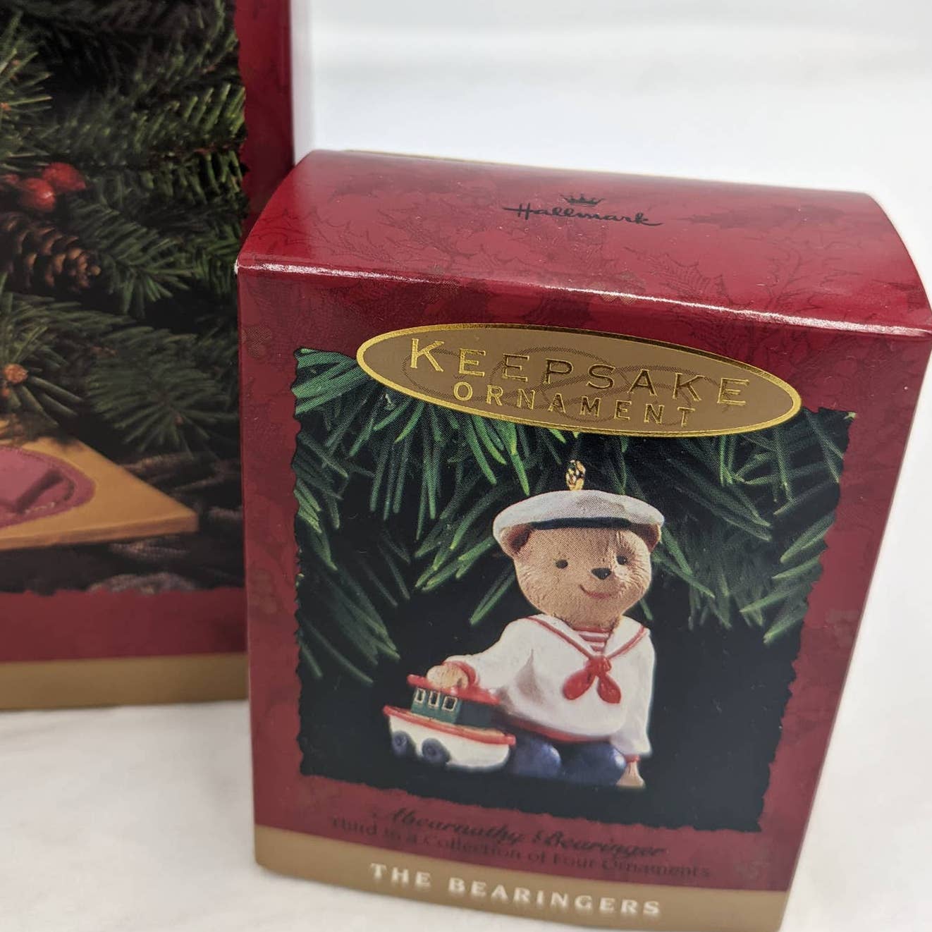 Hallmark Ornaments Vintage Bearingers Bearnadette Abernathy Teddy Julianne Boxes