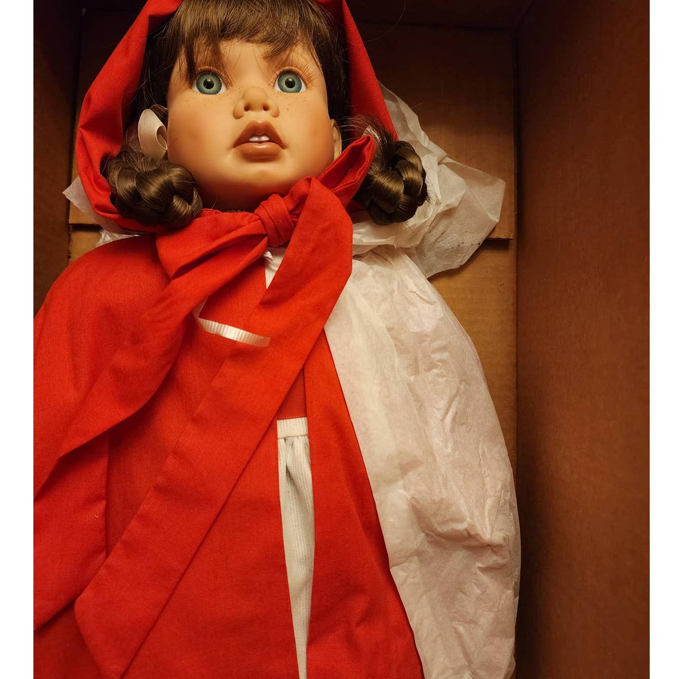 Red Riding Hood Doll Gail Shumaker Artist Signed Limited Edition Fairy Tale