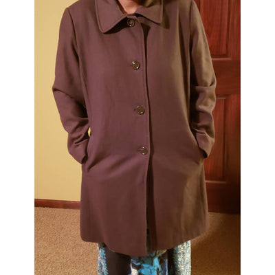 Vintage Womens Collection by Gallery Double Coat Size Large