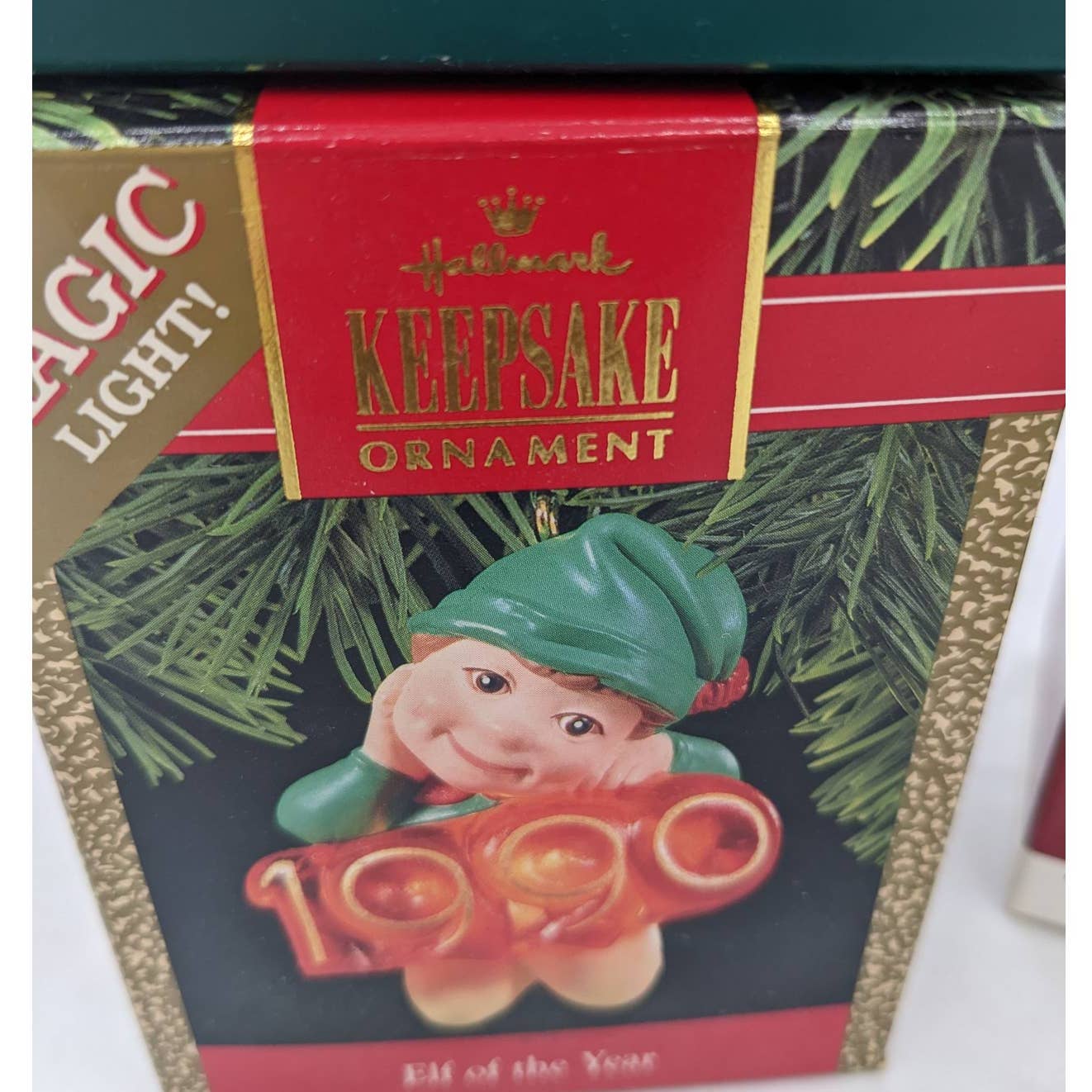 Hallmark Ornament Lot 6 Keepsake Ziggy Riddie Gods Children Elf Vintage With Box