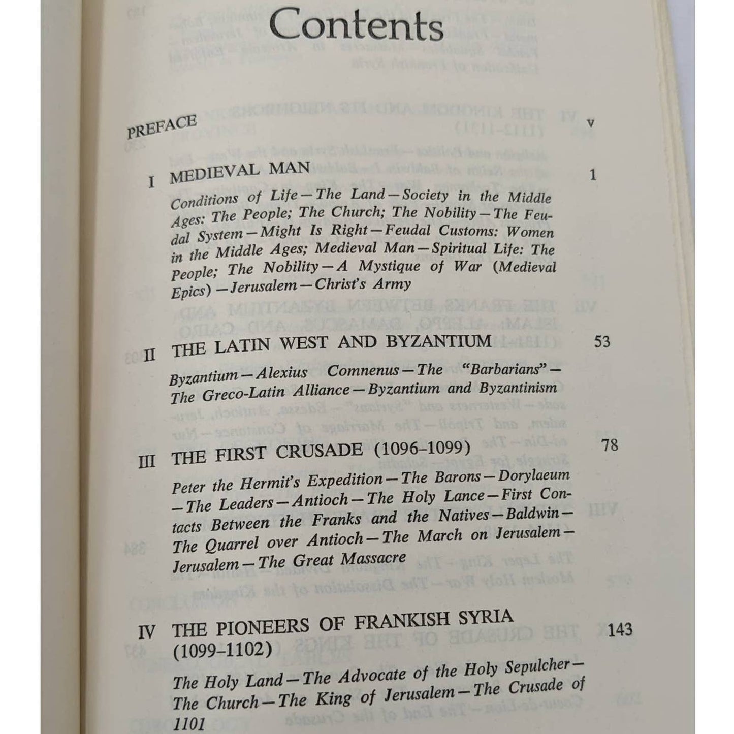 The Crusades By Zoe Oldenburg Vintage Book Middle Ages England History 1966