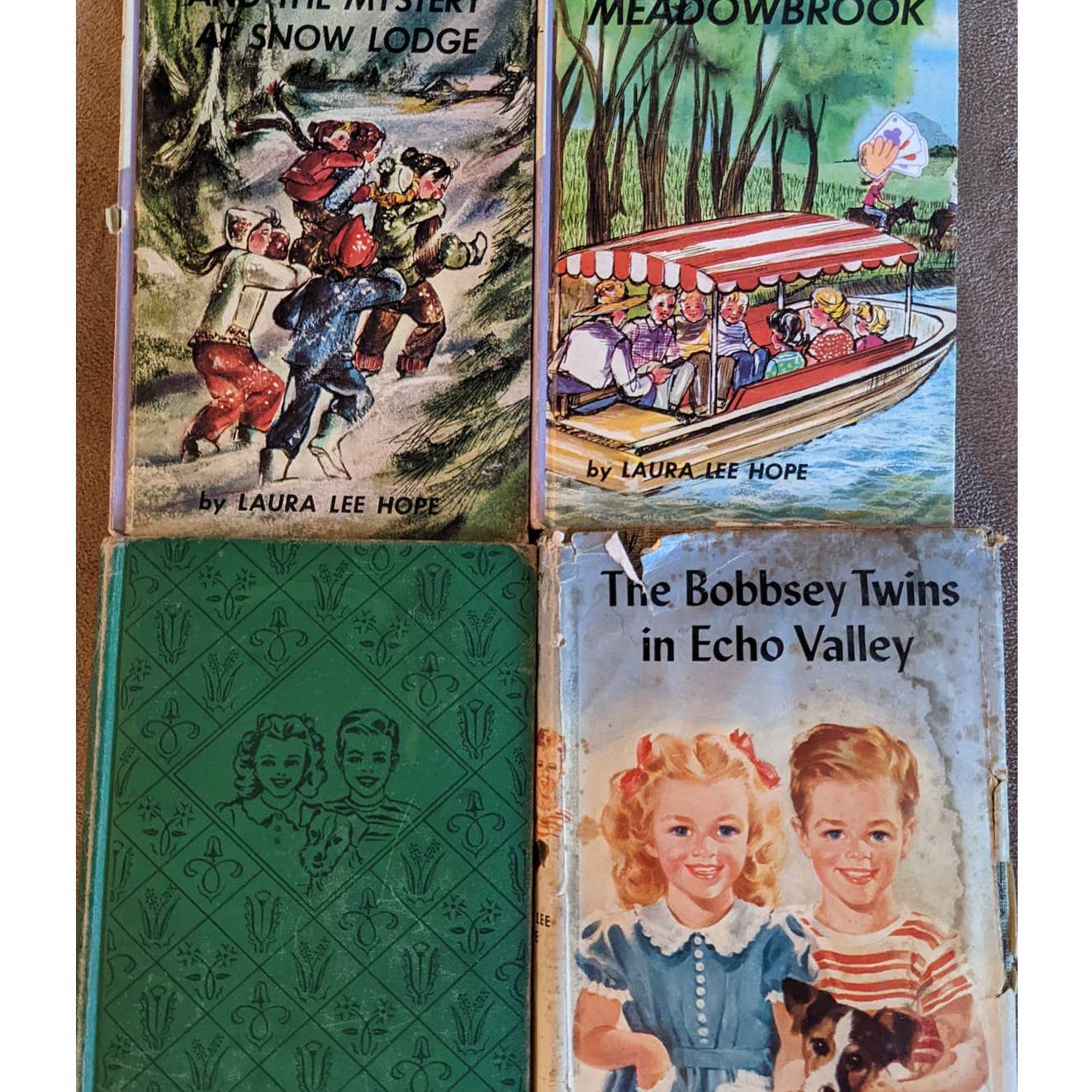 Vintage The Bobbsey Twins Set 4 Books Laura Lee Hope 1940s-1960s Childrens Novel