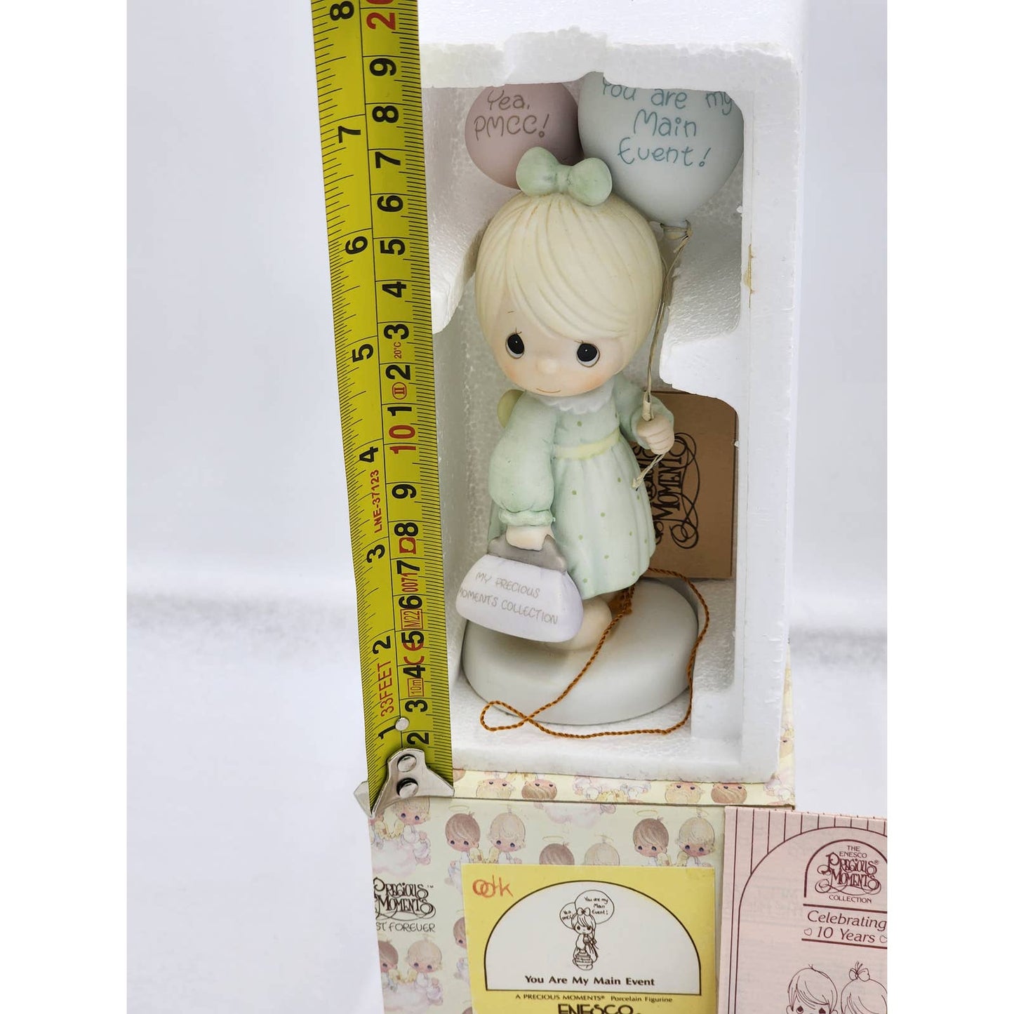 Precious Moments Figurine You Are My Main Event 115231 Vintage Box Tags