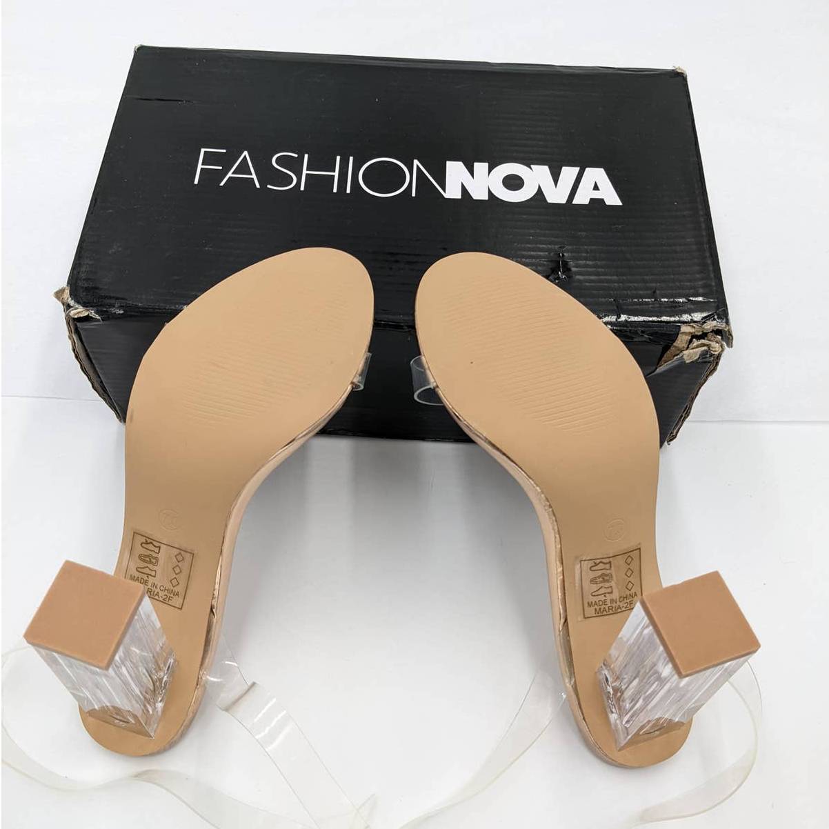 The Glass Slipper - Transparent, Fashion Nova, Shoes