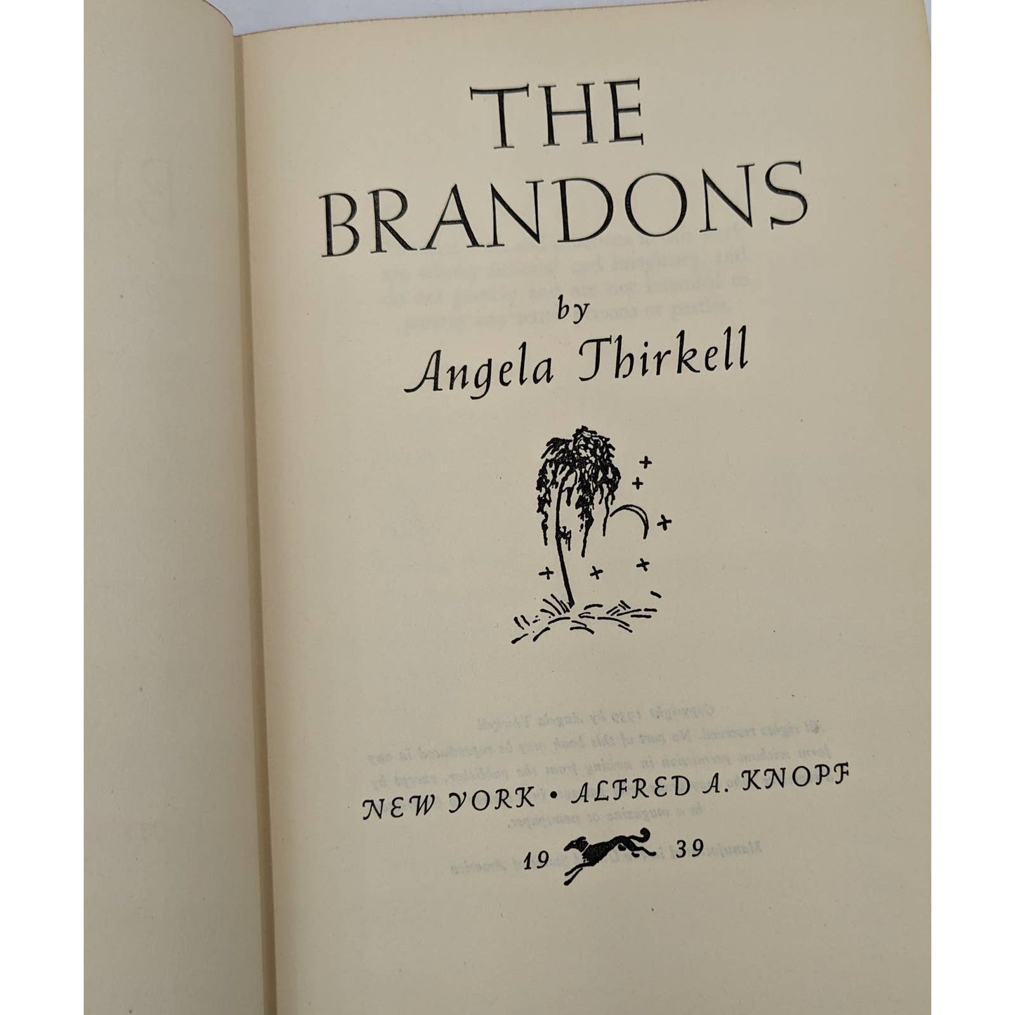 The Brandons By Angela Thirkell Vintage Novel 1939