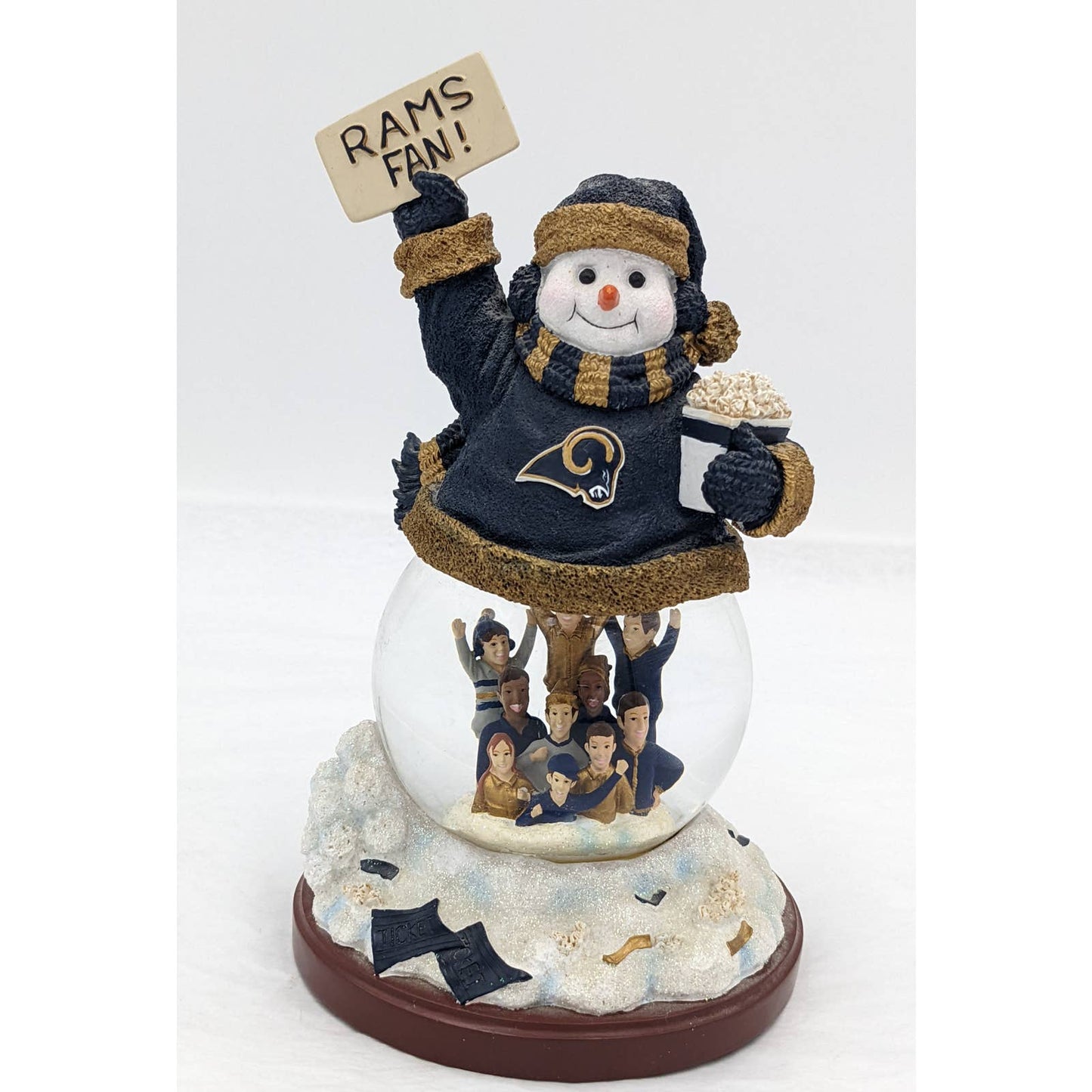 St. Louis Rams Stadium Snowman Fourth In A Limited Series 119/3000 7" Tall