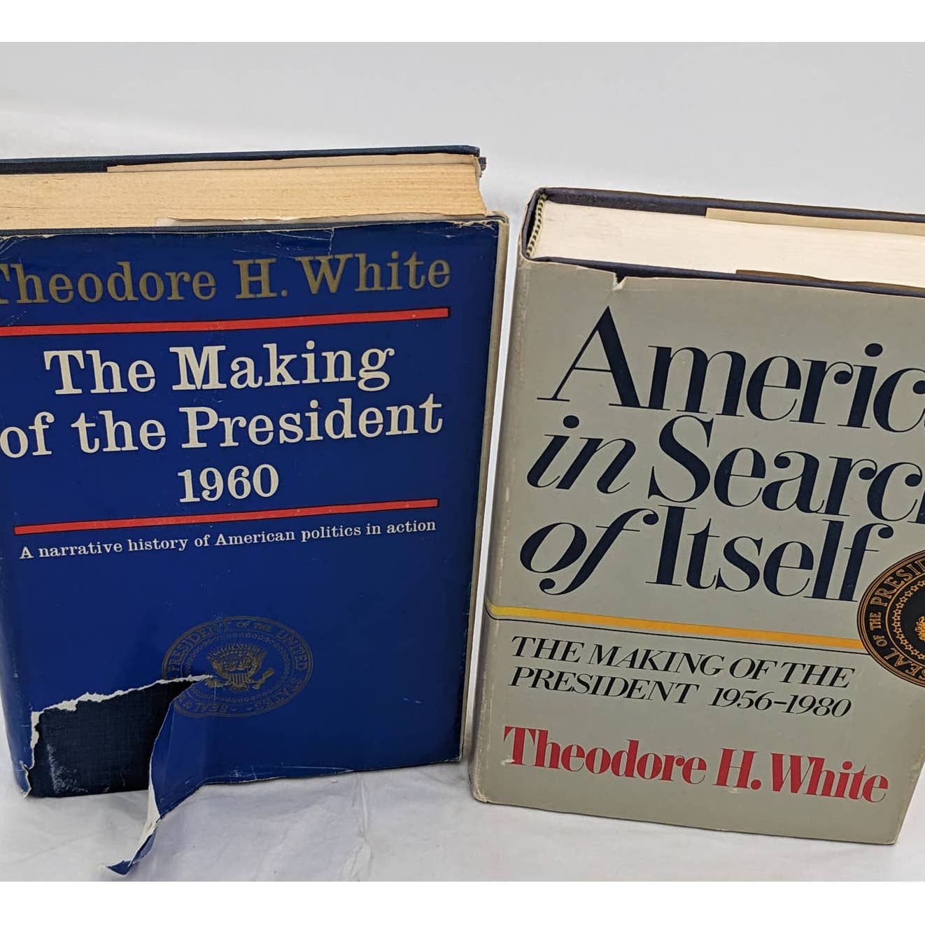 Theodore White Books JFK Making Of The President And America In Search Of Itself