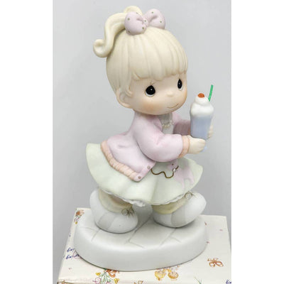 Precious Moments Figurine Our Club Is Soda-Licious 1996 Members Only PM962 Box