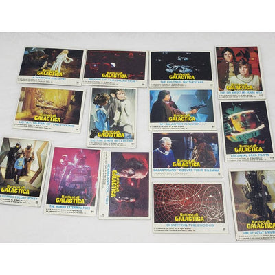 1978 Topps Battlestar Galactica Trading Cards Lot of 14 Vintage