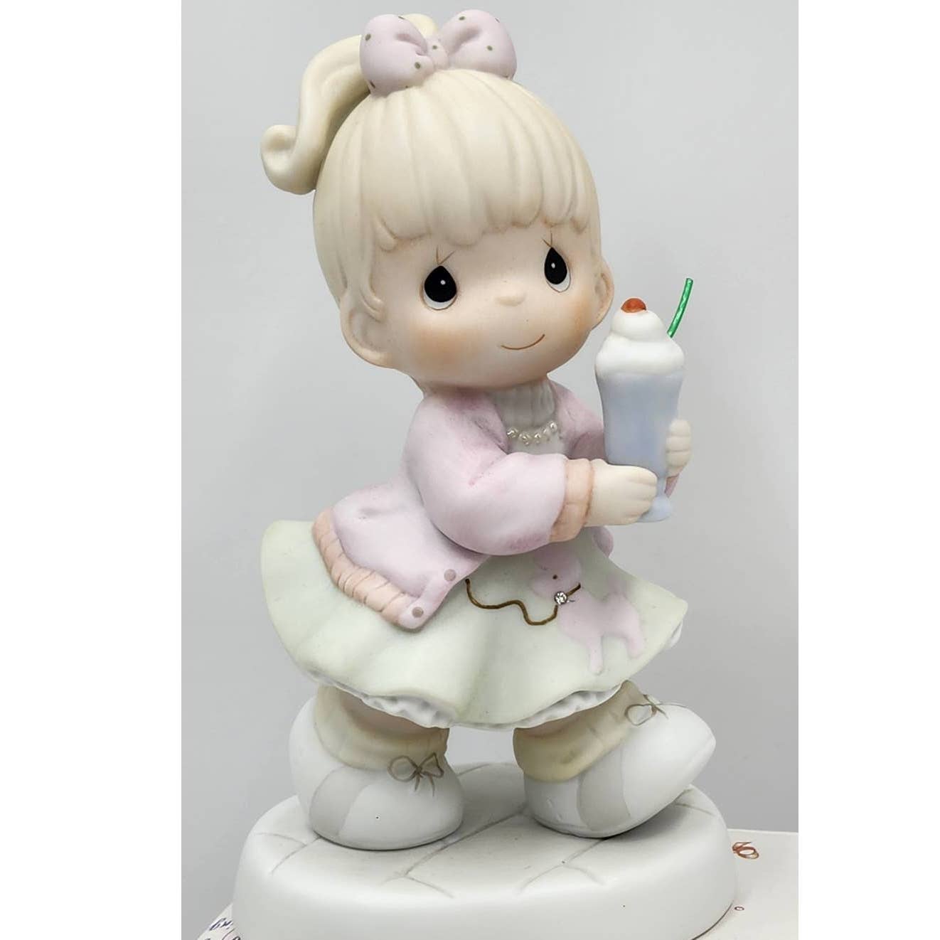 Precious Moments Figurine Our Club Is Soda-Licious 1996 Members Only PM962 Box