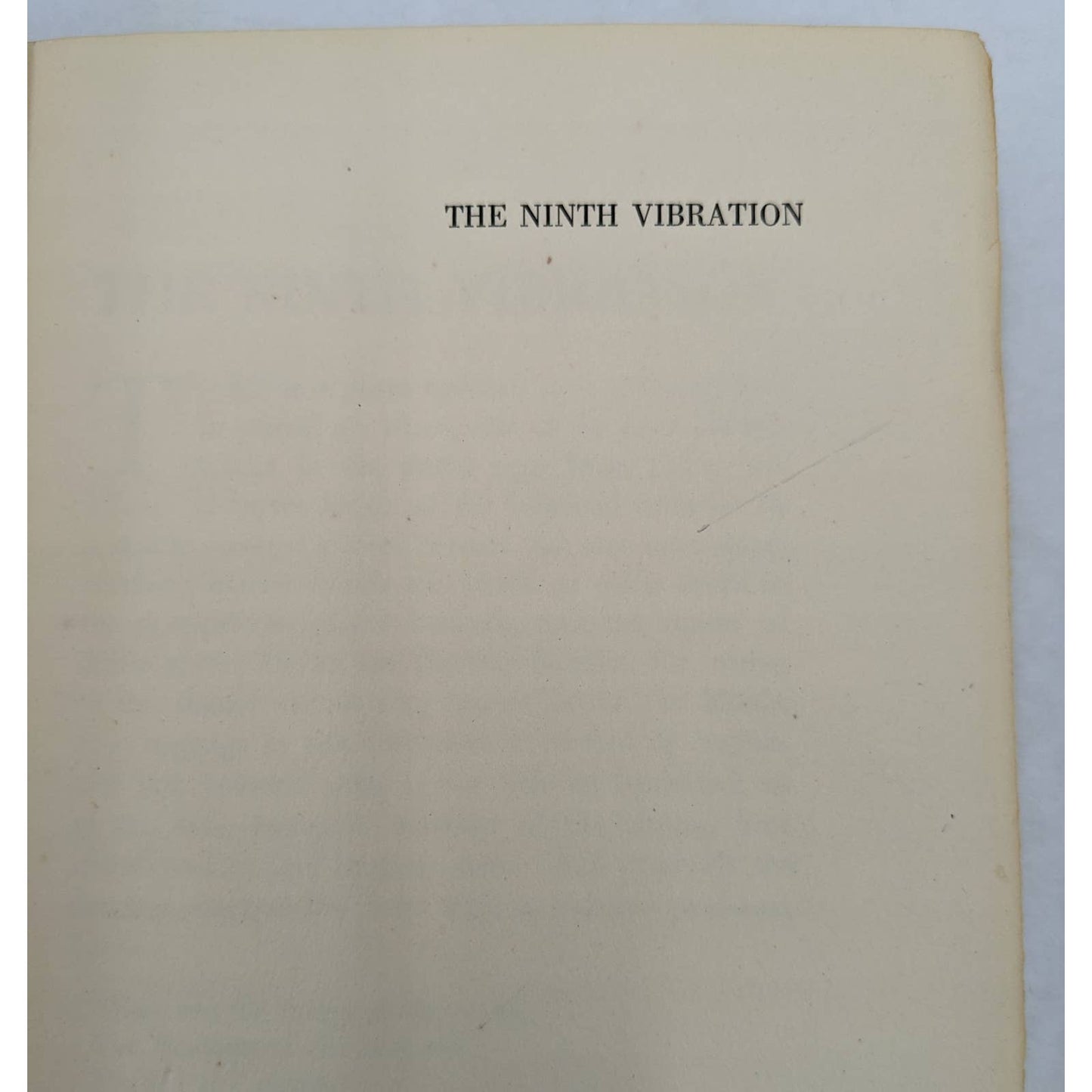 The Ninth Vibration And Other Stories By L. Adams Beck Antiquarian Novel 1922