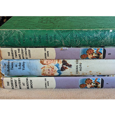 Vintage The Bobbsey Twins Set 4 Books Laura Lee Hope 1940s-1960s Childrens Novel