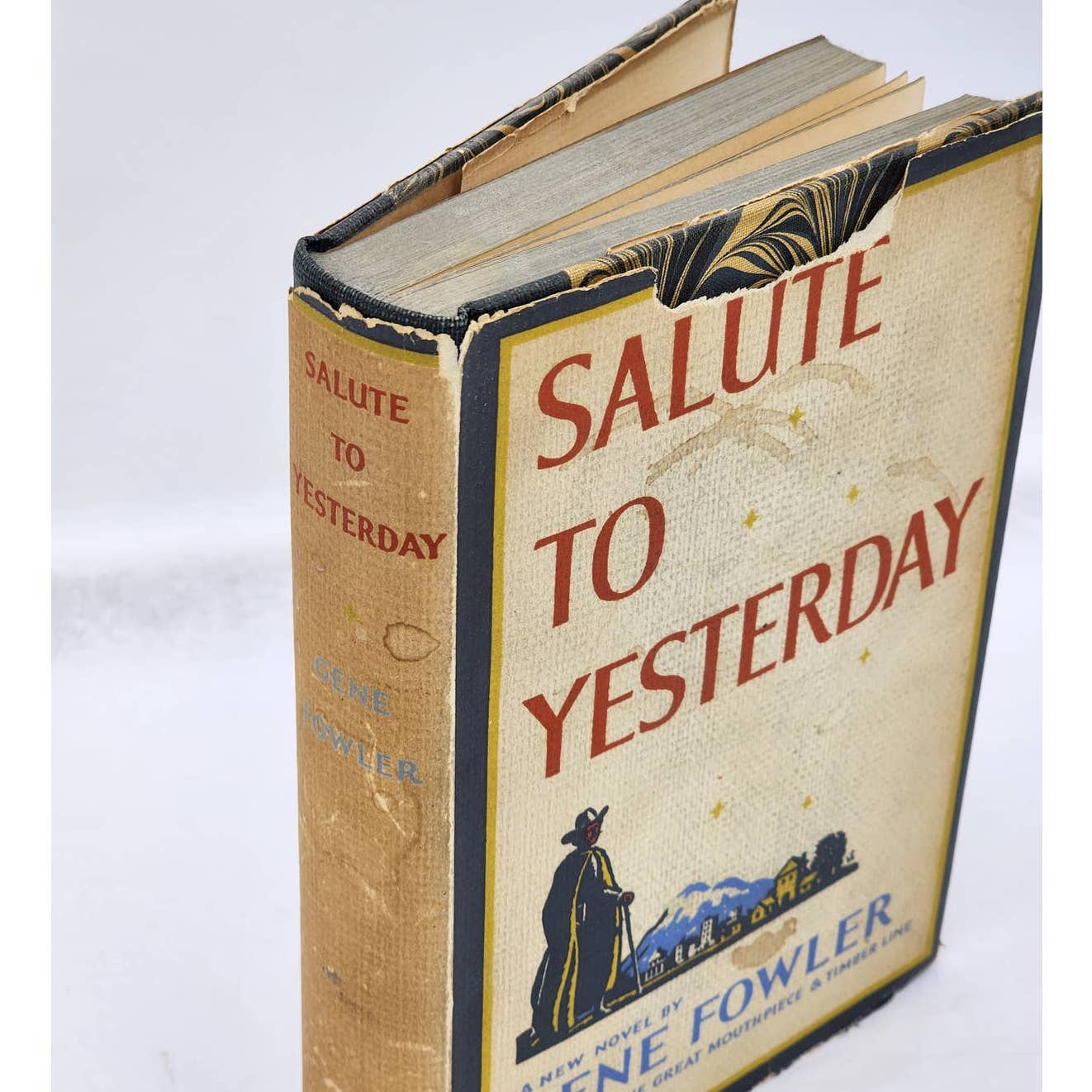 Salute To Yesterday By Gene Fowler Novel First Printing Vintage 1937