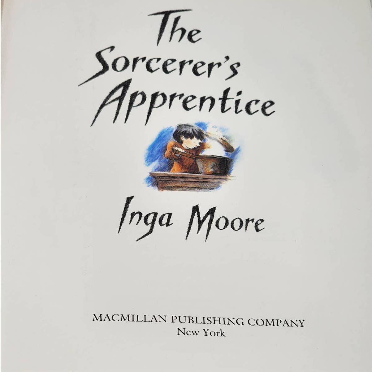 The Sorcerers Apprentice By Inga Moore Vintage Childrens Book Fairy Tales 1989