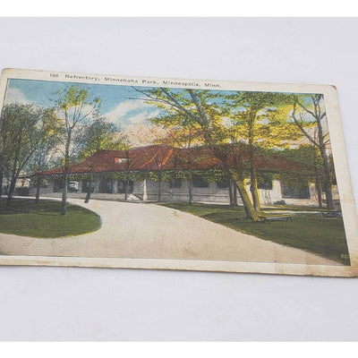 c1924 Refrectory, Minnehaha, Minneapolis, Minnesota 106 Vintage Postcard