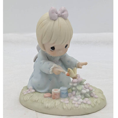 Precious Moments Members Only Figurine God Bless You For Touching My Life W/Box