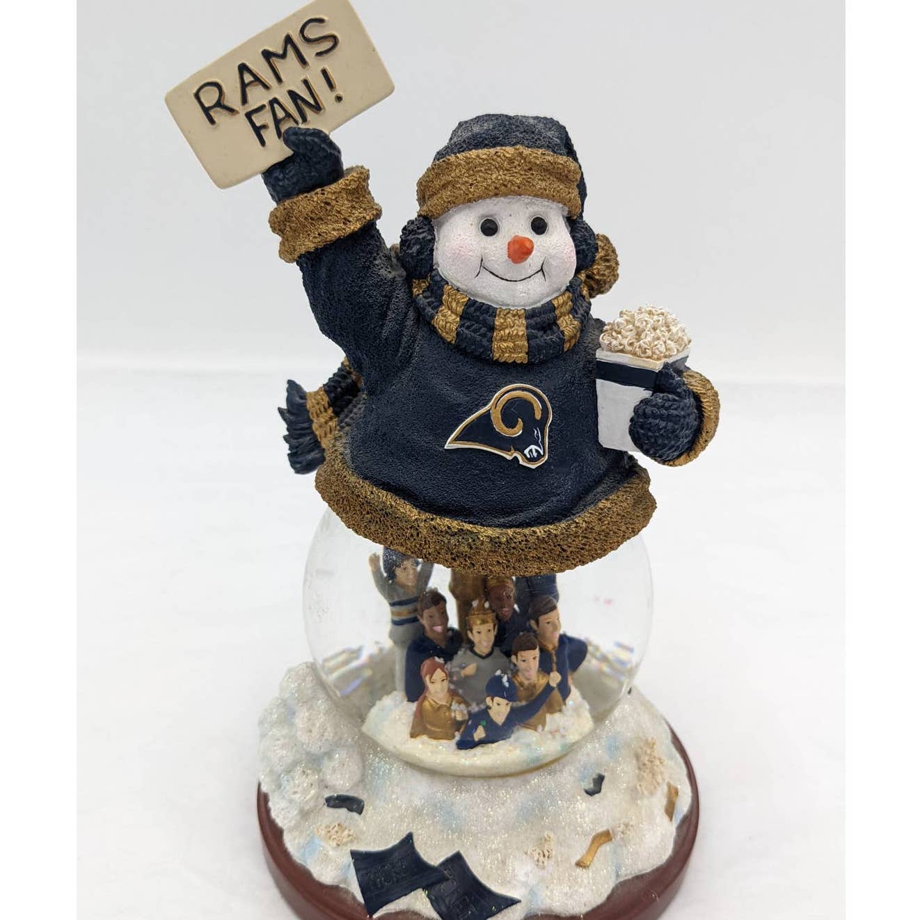 St. Louis Rams Stadium Snowman Fourth In A Limited Series 119/3000 7" Tall