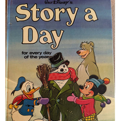 Vintage Walt Disney Story A Day For Every Day Of The Year Winter Bedtime Stories