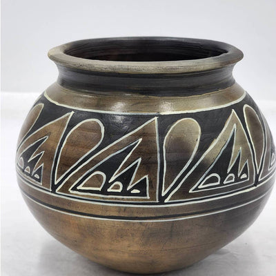 Native American Style Mid-East Chinese Ceramic Pottery Handformed Allen Omarzu