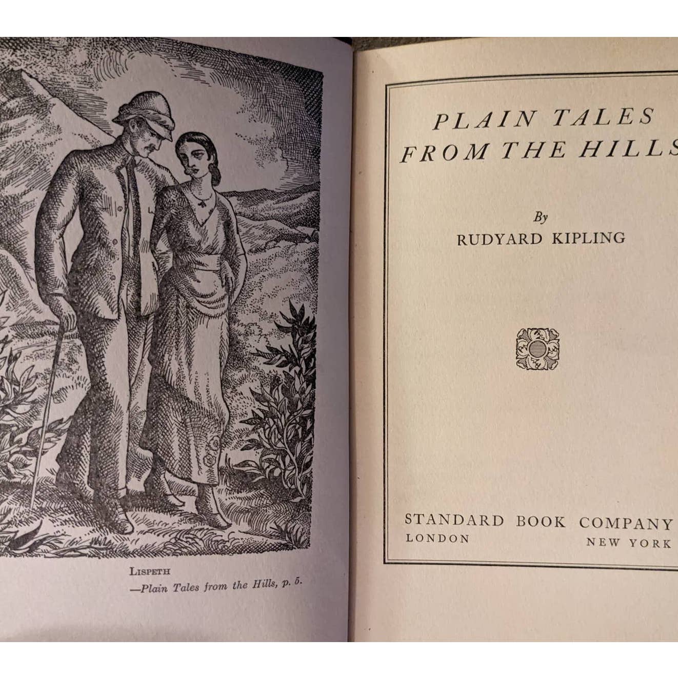 Vintage Rudyard Kipling Story Of Gadsbys & Plain Tales From Hills Punjab Edition