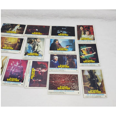 1978 Topps Battlestar Galactica Trading Cards Lot of 14 Vintage