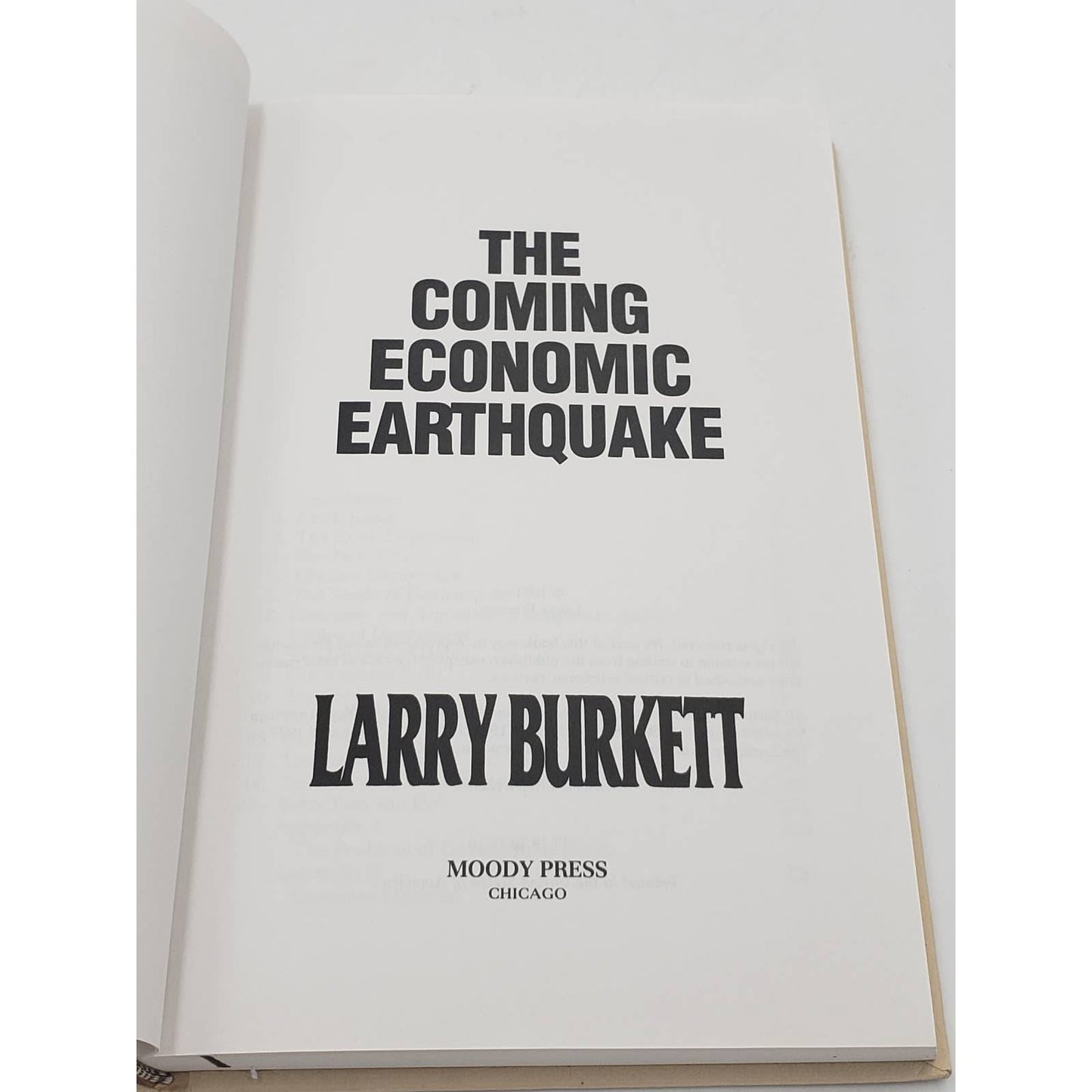 The Coming Economic Earthquake by Larry Burkett - How inflation affects people