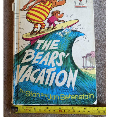 Vintage The Bears Vacation 1968 Book By Stan Jan Berenstain Childrens Beginner